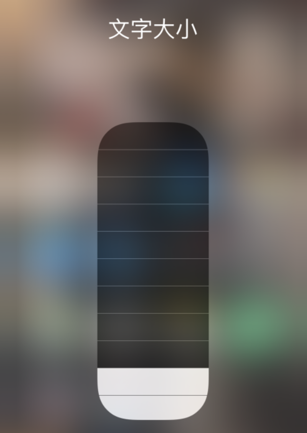 深圳苹果手机维修分享小技巧：在 iPhone 控制中心快速调节字体大小 